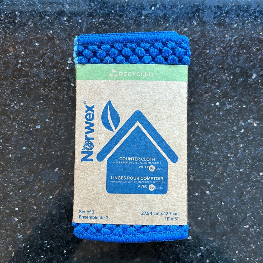 Brand new set of 3 Norwex Kitchen Counter Cloths